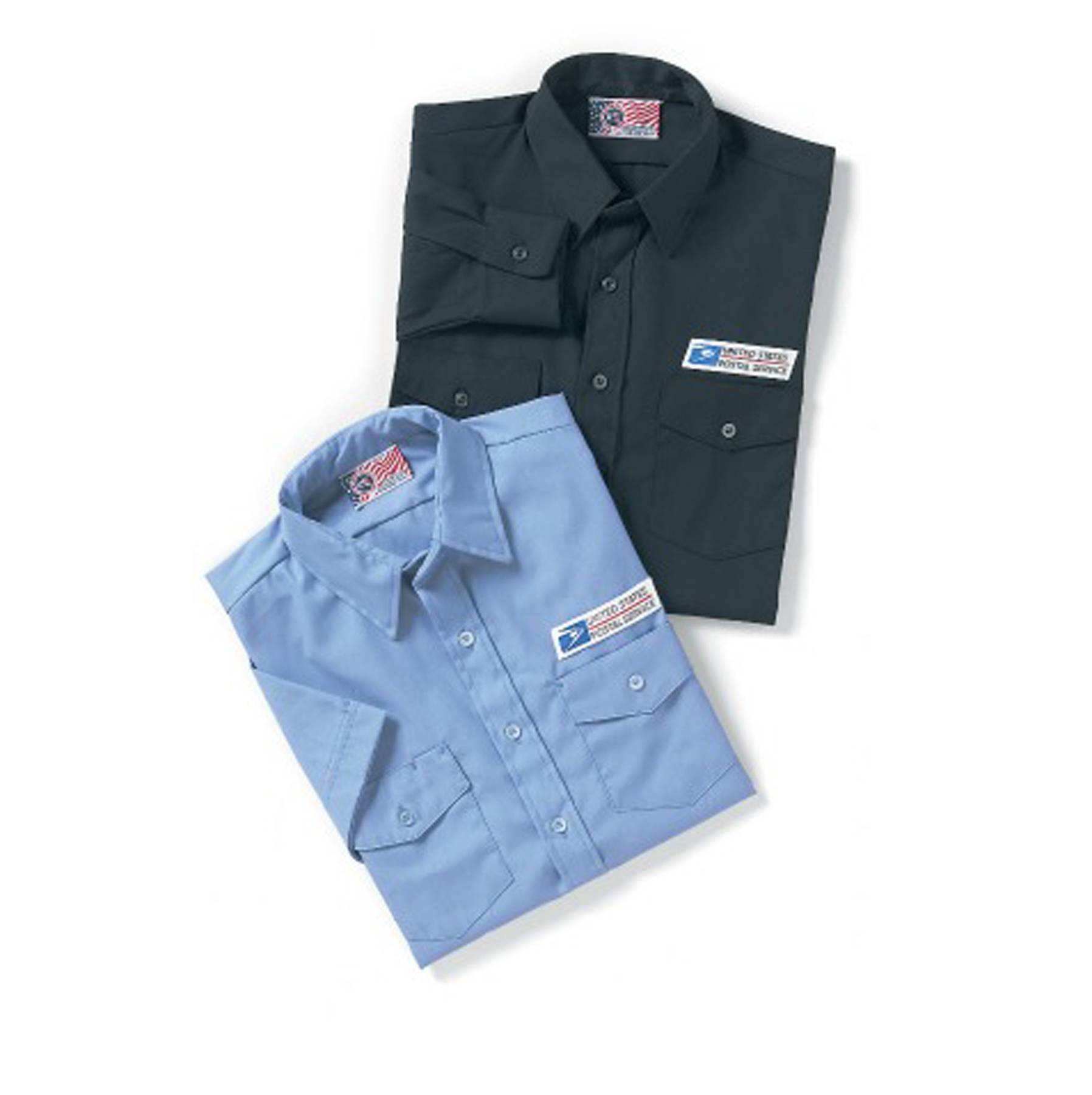 Work Clothes Light Blue Long Sleeve Shirt