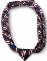 Ladies' Retail Clerk Stars and Stripes Knotted Loop Tie